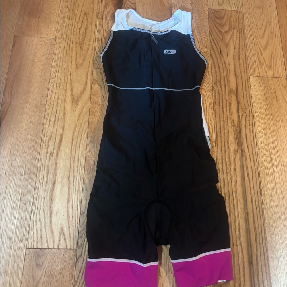 Tri Suit - Black and Pink